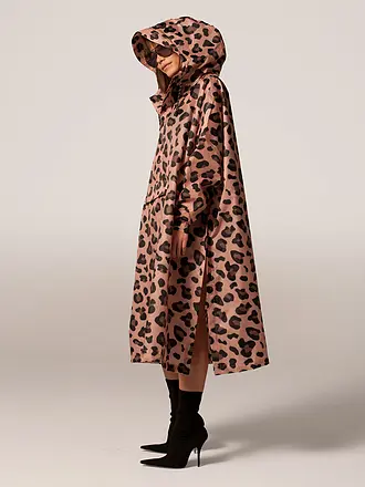 RAINKISS | Chaqueta de lluvia - Poncho de lluvia Ikat | hellbraun